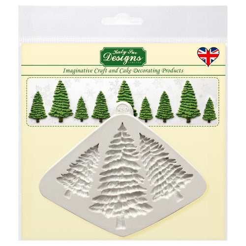 Katy Sue Fir Trees Silhouettes Mould
