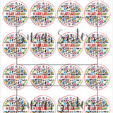 RTE Late Late Toy Show  Edible Toppers - (20 Toppers)