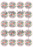 RTE Late Late Toy Show  Edible Toppers - (20 Toppers)