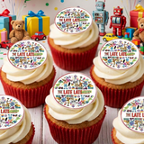 RTE Late Late Toy Show  Edible Toppers - (20 Toppers)