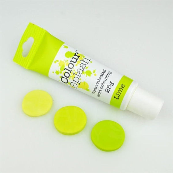 Lime Colour Splash Gel Paste 25g