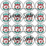 Liverpool Edible Toppers - (20 Toppers)
