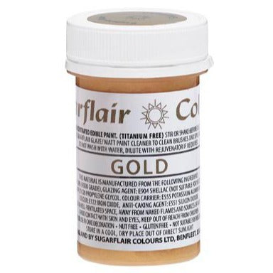 Gold Gel Paste SugarFlair