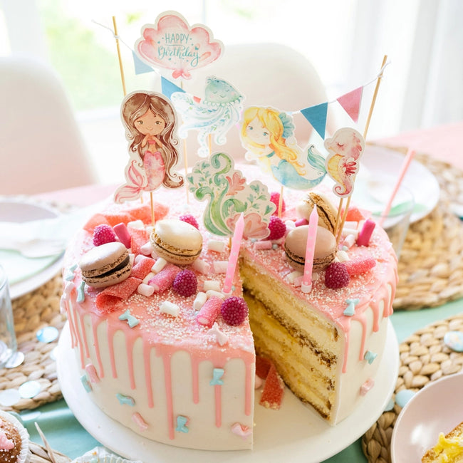 Mermaid Cake and Cupcake Kit Pk 19