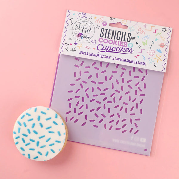 Mini Sprinkles Stencil - SWEET STAMP