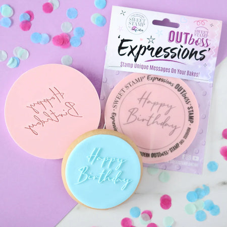 The Amy Jane Collection Signature Embosser Happy Birthday