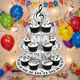 Music Note Cupcake Stand Kit