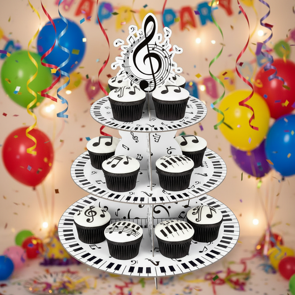 Music Note Cupcake Stand Kit