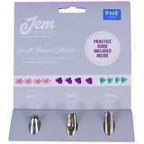 Jem Nozzle Set Small Flowers Collection Pk 3