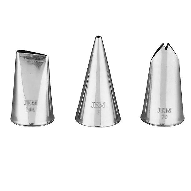 Jem Nozzle Set Flowers Collection Pk 3