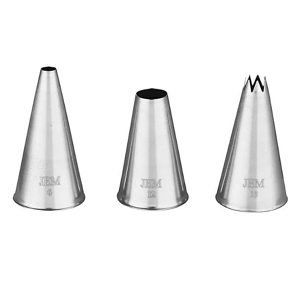 Jem Nozzle Set Bulbs & Shells Pk 3