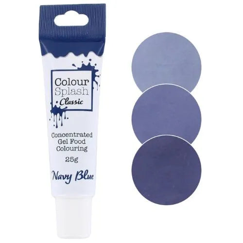 Colour Splash Gel Paste 25g Navy Blue