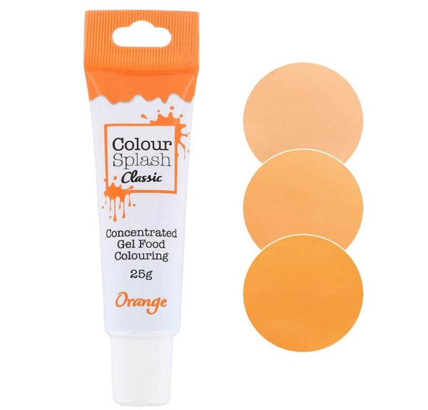 Orange Colour Splash Gel Paste 25g