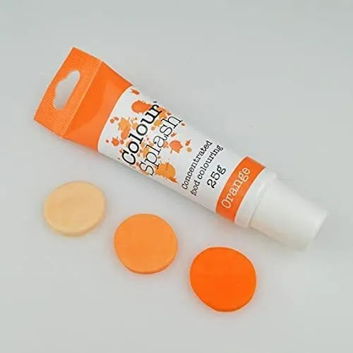 Orange Colour Splash Gel Paste 25g