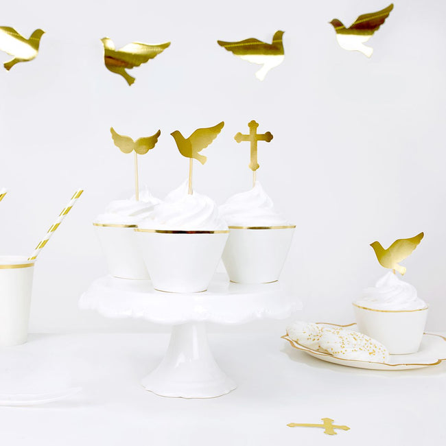 Communion/Confirmation Cake Picks Pk 6