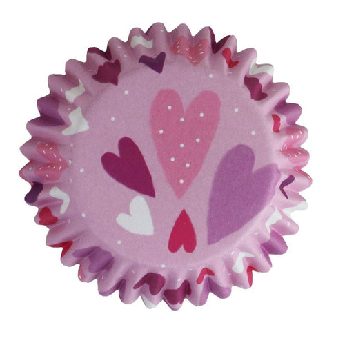 Love Heart Foil Lined Cases Pk 30 PME