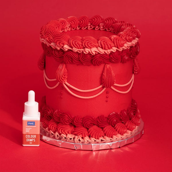 PME - Oil based colouring 20ml - Red Colour Drops