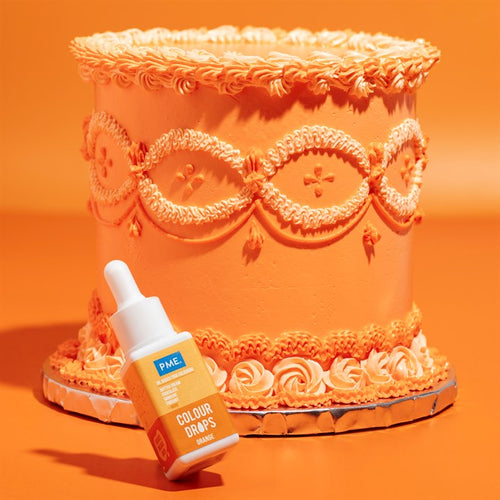 PME - Oil based colouring 20ml - Orange Colour Drops