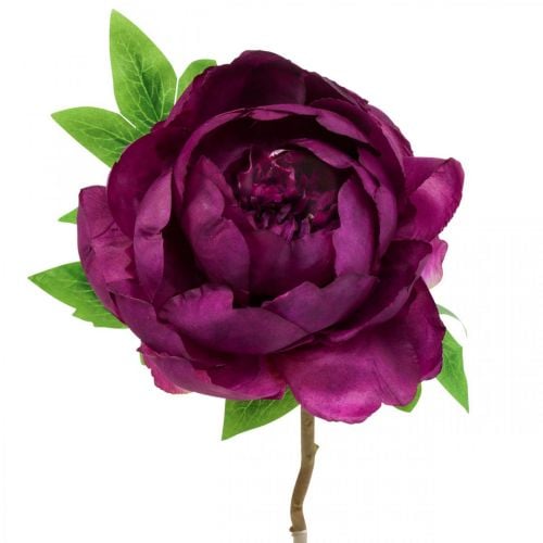 Purple Peony Flower 66cm