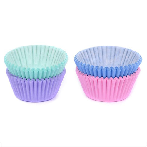 Pastel Mini Cup Cake Cases  Pk 100 HOM