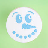 Mini Cookie / Bento & Cupcake Stencil - Snowman