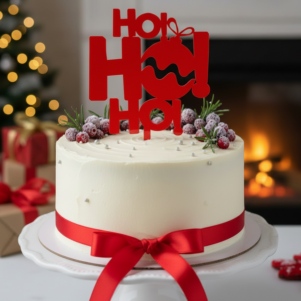 Hoh Ho Ho Christmas Cake Topper