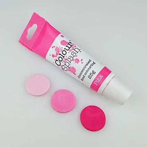 Pink Colour Splash Gel Paste 25g