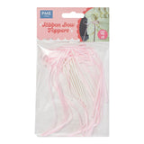 Ribbon Bow Toppers Pink Pk 8