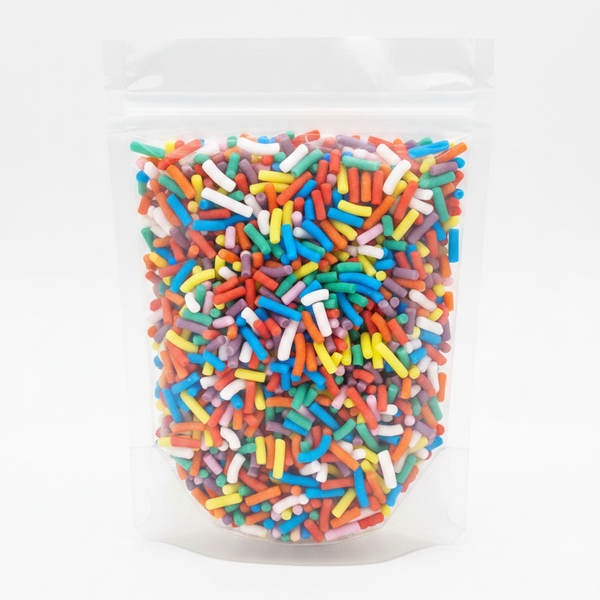 SUGAR SISTERS  - Strands Rainbow 500g  (BAKE STABLE)