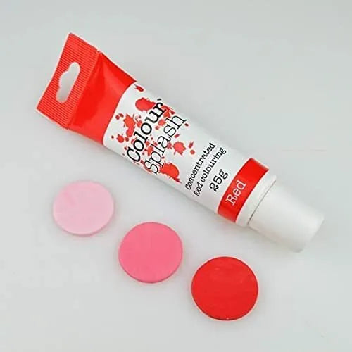 Red Colour Splash Gel Paste 25g