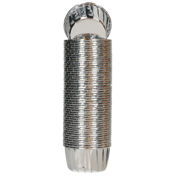 Baking cups Metallic Silver Pk 50 - WILTON