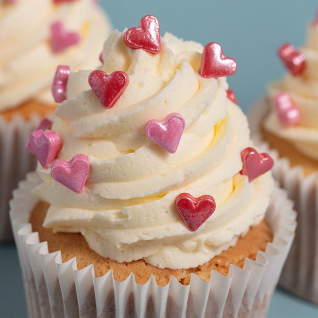 Pink Hearts Sprinkle Charms 25g