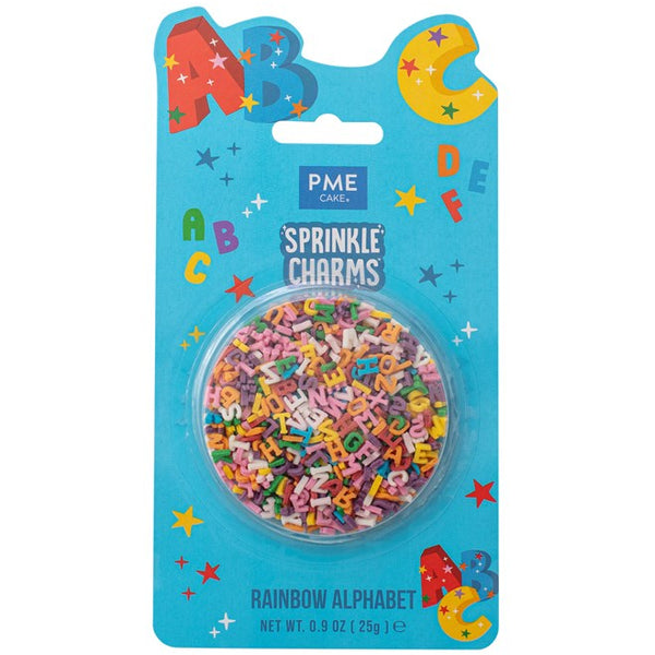 Rainbow Alphabet Sprinkle Charms 25g