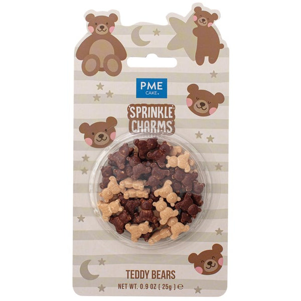 Teddy Bear Sprinkle Charms 25g
