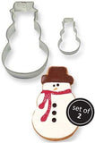 Snowman Cookie Cutters Set 2 PME