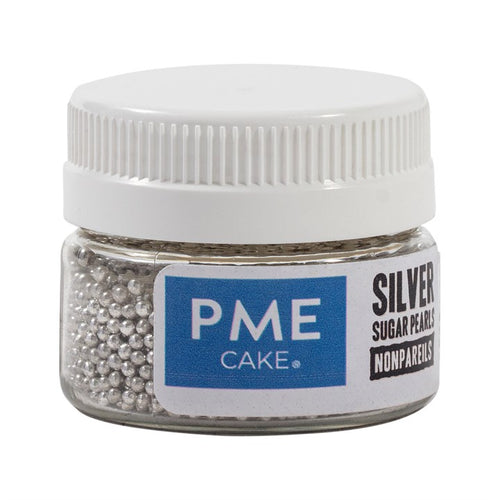 Silver Sugar Non Pareils 2mm  25g