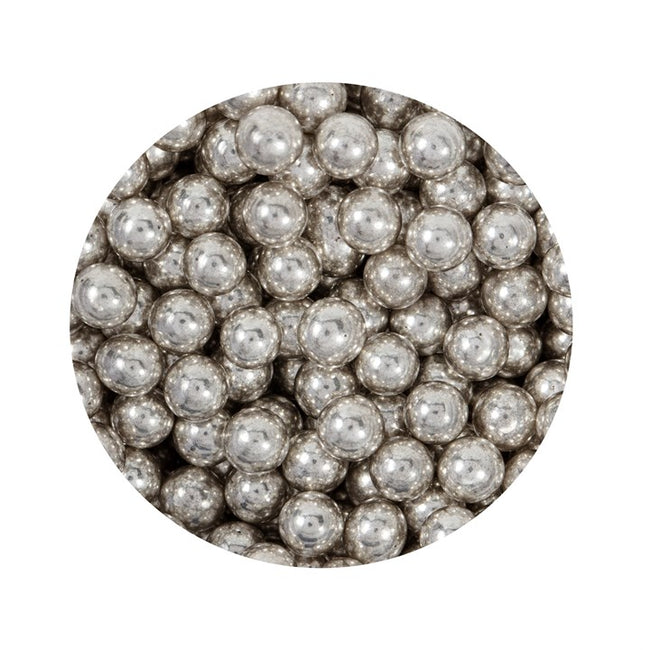 Silver Sugar Pearls 4mm  25g