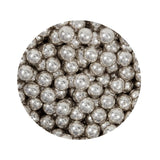 Silver Sugar Pearls 4mm  25g