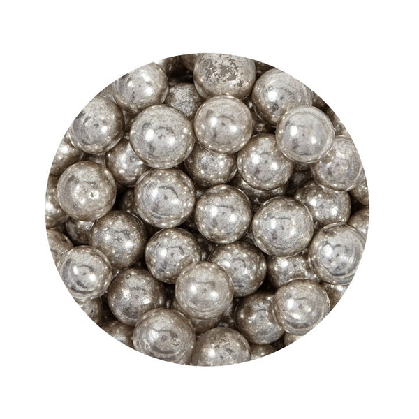 Silver Sugar Pearls 6mm  25g