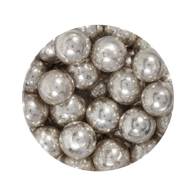 Silver Sugar Pearls 8mm  25g