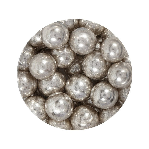 Silver Sugar Pearls 8mm  25g
