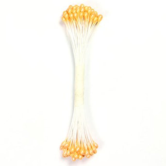 PEARL STAMENS PEACH LARGE 50pk JEM