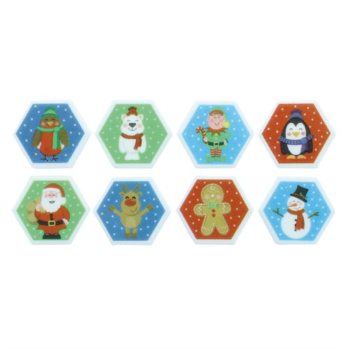 Christmas Cupcake Sugarettes 31mm Pk 450