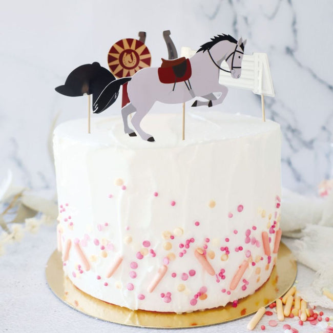 Horses Cake Decoration Set Pk 5