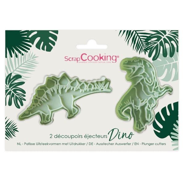 Dinosaur Plunger Cutter Pk 2