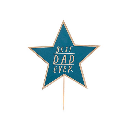 Best Dad Edible Toppers - (20 Toppers)