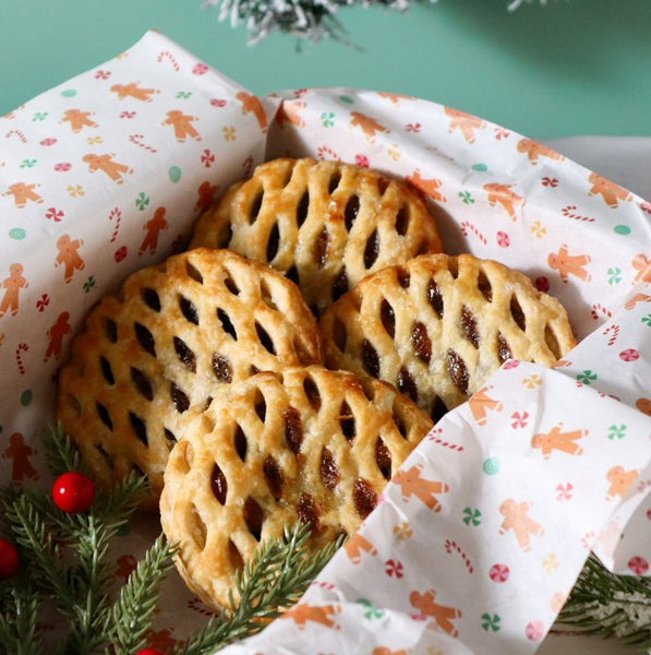 Gingerbread Parchment Paper Pk 12 Sheets