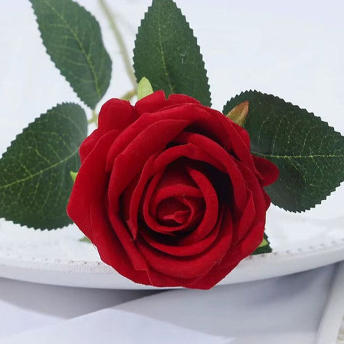 SUGAR SISTERS -  Rose 1 Stem - Red Red