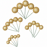 SUGAR SISTERS - MINI Gold Glitter Cake Balls Pk 20