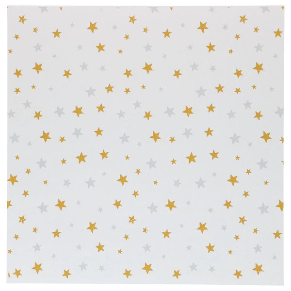 Gold & Silver Stars Parchment Paper Pk 50  Sheets